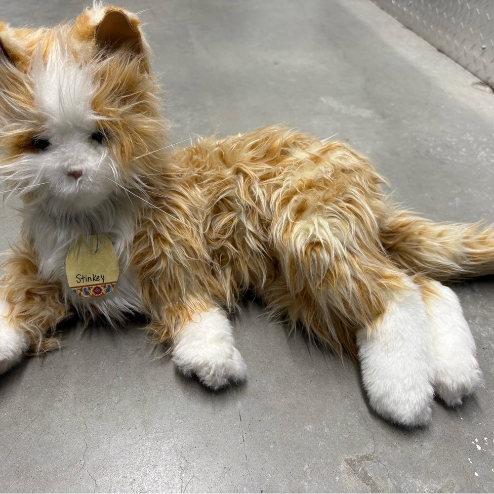 Joy for All interactive Plush Toy with Golden and White Fur